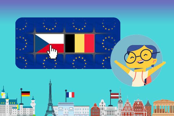 Finde die Flaggen-Paare - Europäische Union